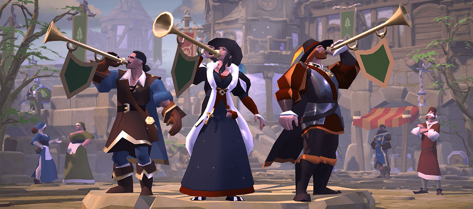 Albion Online city scene